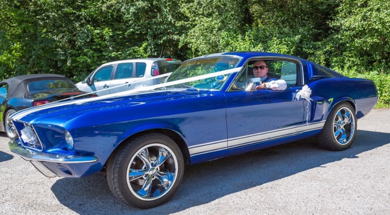 American Car Weddings Mustang 1