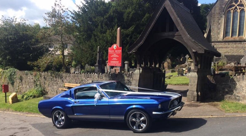 American Car Weddings Mustang 6