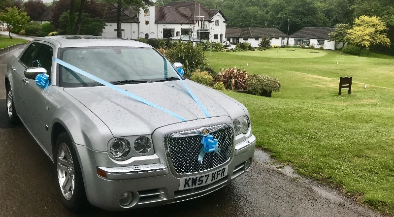 Chrysler 300c (Baby Bentley) at a Wedding in Wales