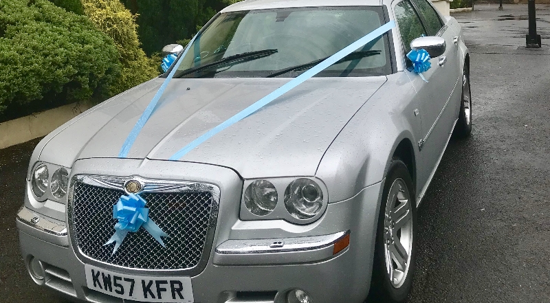 Chrysler 300c (Baby Bentley) at a Wedding in Wales