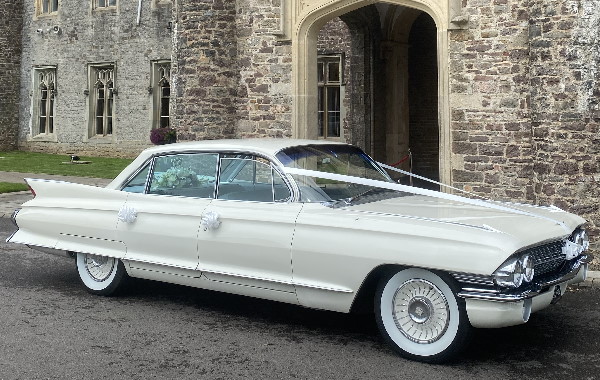 1961 Cadillac Sedan DeVille - Cadillac Wedding car Cardiff