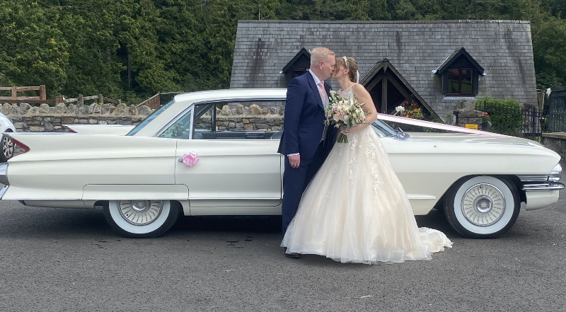 American Car Weddings Cadillac in Cardiff